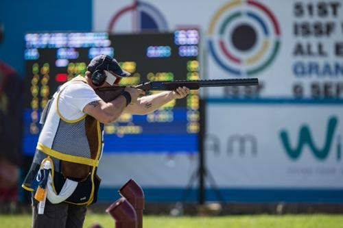 Rodrigo Bastos ficou em 5º lugar no Mundial de Granada em 2014 / Foto: ISSF